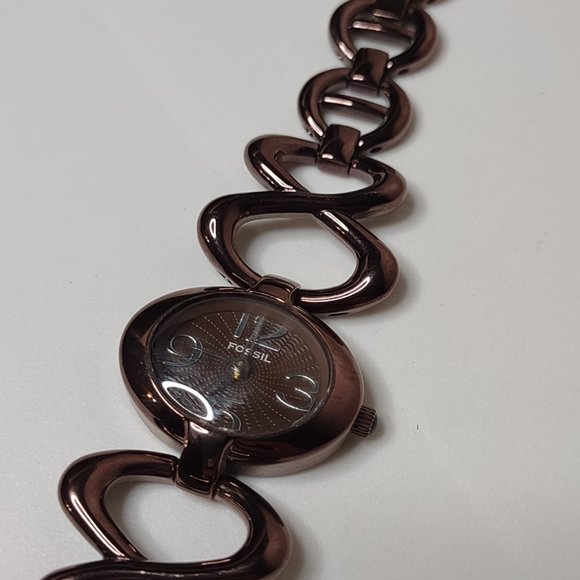 Analog Dark Fossil Watch - Picture 5 of 12